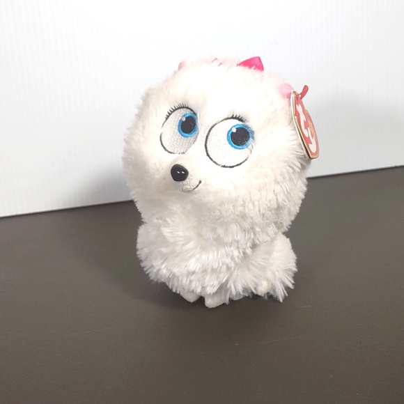 •TY GIDGET White Pomeranian Dog 6" Secret Life of Pets Plush - Picture 2 of 10